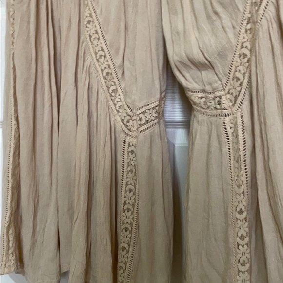 NWT Free People Lovin's Easy Lace Mix Pants - Picture 13 of 16